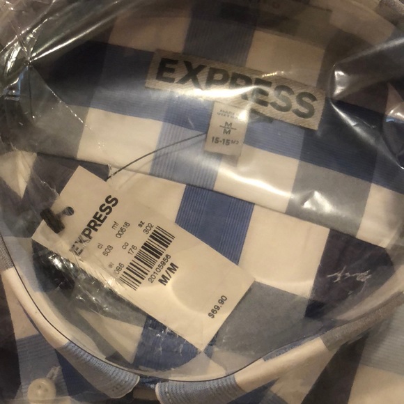 Express Tech button down NWT medium - Picture 2 of 4